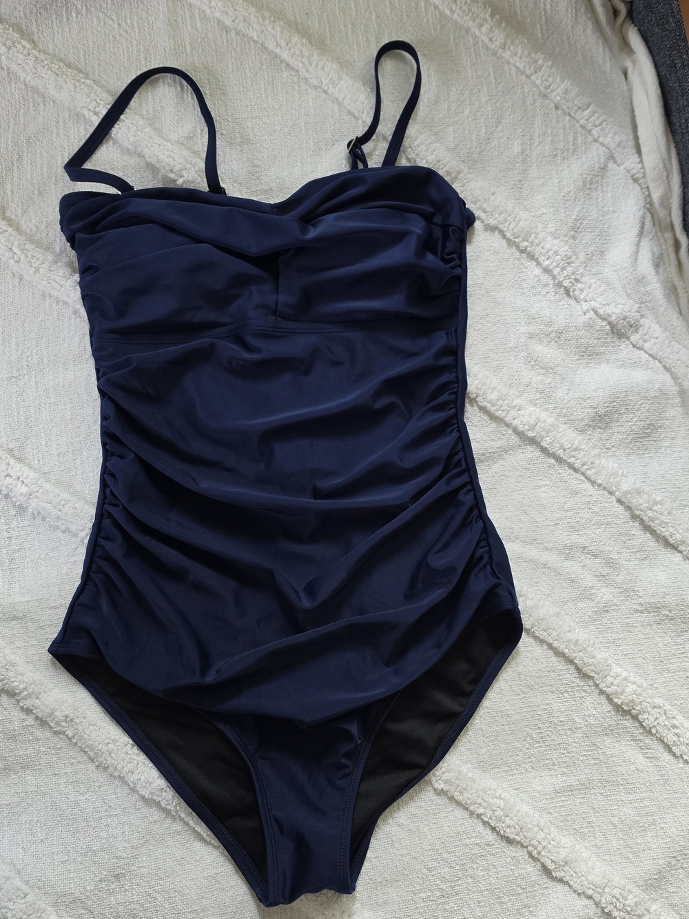 Classic Navy One-Piece Swimsuit